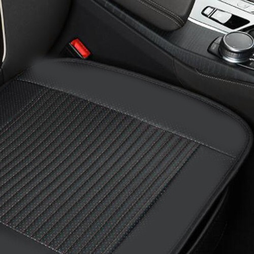 5PCS Long-lasting PU Leather Car Seat Cover Full Set Front Rear Cushion Pad Kits - Picture 15 of 17