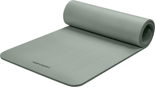 Solana Yoga Mat 1/2" Thick W/Nylon Strap for Men & Women - Non Slip Exercise Mat - Picture 11 of 12
