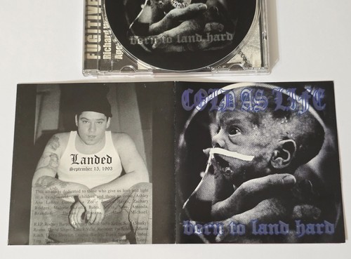 COLD AS ICE BORN TO LAND HARD CD HARDCORE CTYC-1 RECORDS ROCK PUNK DETROIT - Imagen 8 de 24