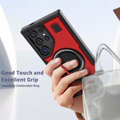 For Samsung Galaxy S25 Ultra/+ Shockproof Double-Ring Kickstand Phone Case Cover - Bild 39 von 48