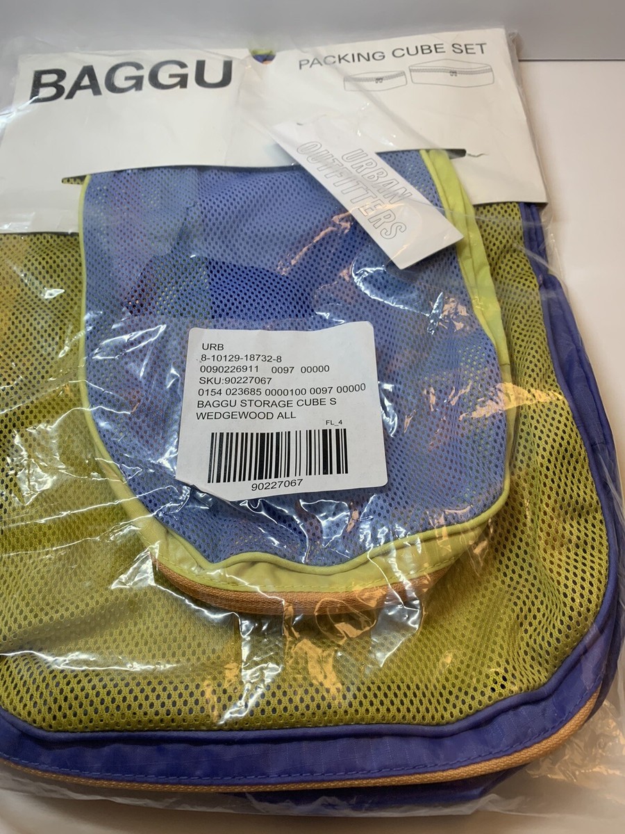 【BAGGU】バケーションタイル柄　パッキング キューブ セット　新 BAGGU