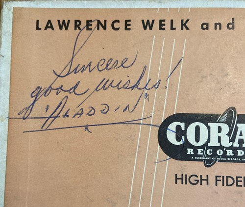 Lawrence Welk & His Sparkling Strings “Autographed” CRL 57011 Vinyl Album - Foto 5 di 11