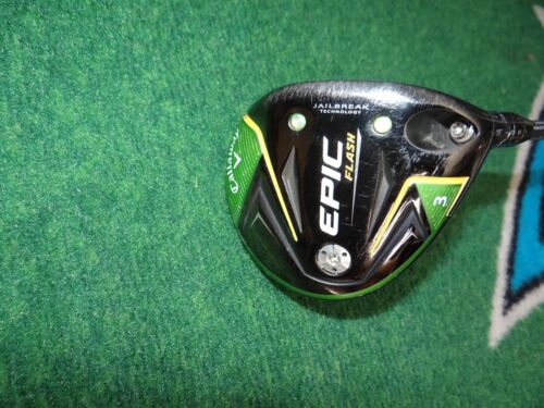 NICE Callaway Epic Flash 15° 3 Fairway Wood Regular Flex Even Flow 5.5 Flex + HC - Picture 7 of 12