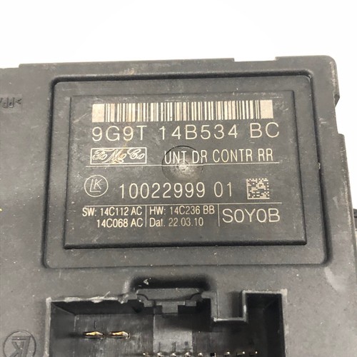 ⭐️ FORD S-MAX MK1 10-15 INTERIOR DOOR CONTROL MODULE UNIT 9G9T-14B534-BC - Picture 2 of 2