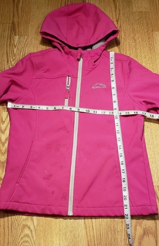 Mountain Xpedition Girls Jacket Size: Large 10-12 Full Zip Pink BACK TO SCHOOL - Picture 2 of 12