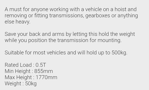12 Ton Jack Stand / Motorcycle Stand Rear Wheel / Double Stage Transmission Jack - Picture 16 of 18