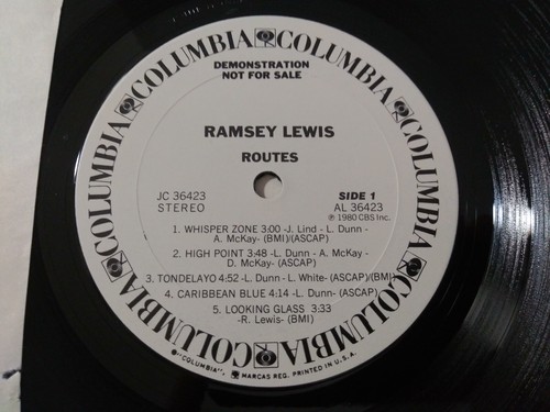 Ramsey Lewis - Routes VG++ Original Promo Columbia LP Schallplatte 1980 SOUL JAZZ - Bild 4 von 4