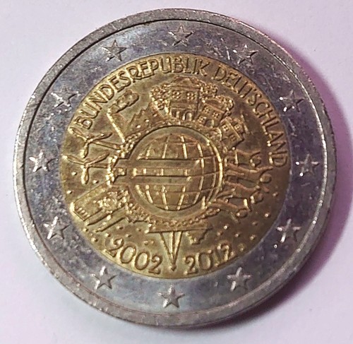 2 Euro Bundesrepublik Deutschland 2002 Bis 2012 2 Euro Münze Bundesrepublik Deutschland 2002 - 2012 Sondermünze