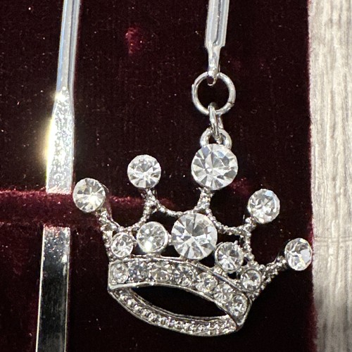 Crown Silver Color Bookmark - Picture 2 of 7