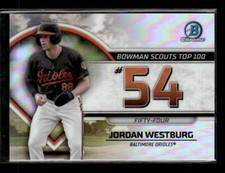 2023 Bowman #BTP-54 Jordan Westburg Bowman Scouts Top 100 Baltimore Orioles