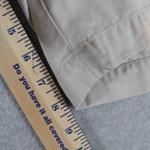 Banana Republic Shorts Men's 34 Aiden Chino Flat Front Beige Khaki 8" Inseam - Picture 7 of 9