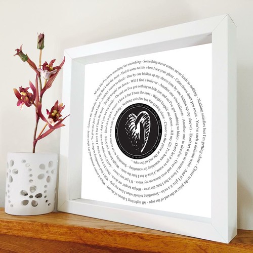 Foo Fighters - All my life framed song lyrics – Dave Grohl - Music Gift - Foo's - Picture 1 of 4