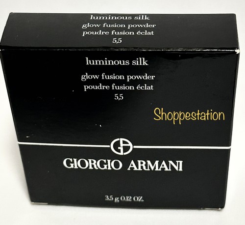 Giorgio Armani Luminous Silk Glow Fusion Powder Shade 5.5 Full Size 3.5g / .12oz - Picture 4 of 4