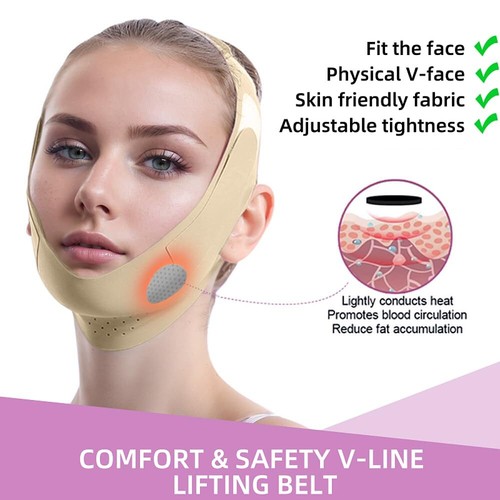 Graphene V-Line Mask Chin Up Mask V Shaped Face Mask Chin strap for sleeping Jaw - Picture 6 of 9