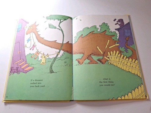 The Cat's Quizzer by Dr. Seuss - 1976 1st Edition Random House Spine Damage - Picture 19 of 22
