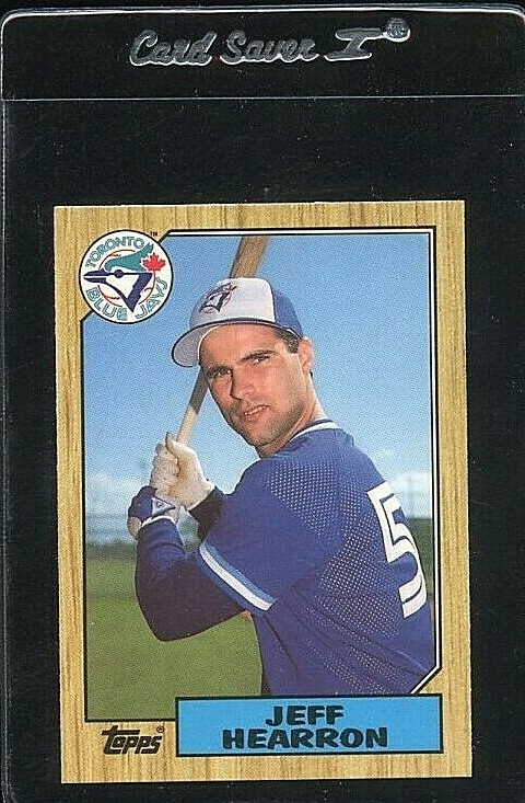 1987 TOPPS TIFFANY #274 JEFF HEARRON ROOKIE RC TORONTO BLUE JAYS 