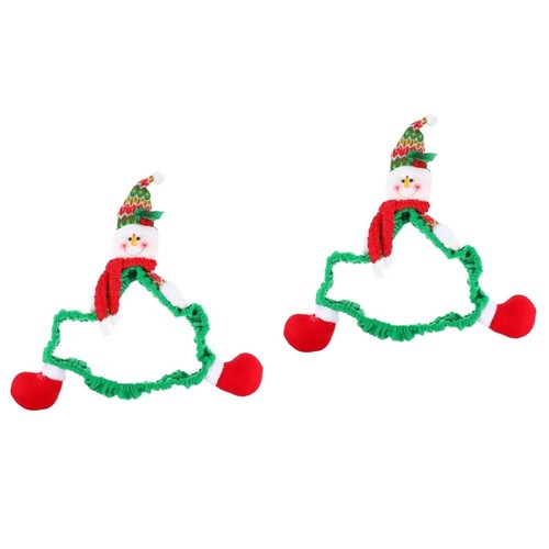 2 Count Snowman Protective Case Office Computer Monitor Decorations - Afbeelding 2 van 12
