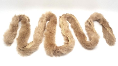 2 Yard Long Warm Faux Fur Pipping For Collar Scarf Shawl Stole 2 Inch Width - Picture 6 of 10