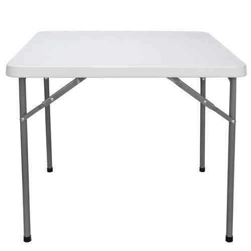 2 STCK. 3 FUSS Quadratisch Klappkartentisch Innen Außen Tragbar Kunststoff Campingtisch - Bild 6 von 12