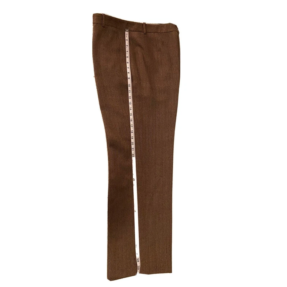 Pantalones Chaps 100% Lana Para Mujer Talla 16 Pantalones Biz Career Informales Peso Medio Forrados Foto 3 de 4