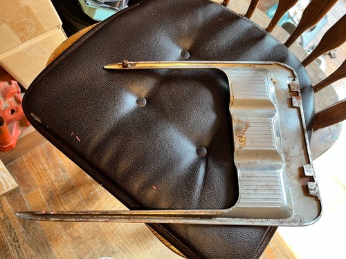 1958 Chevrolet impala pitchfork stainless quarter side trim molding RH - Bild 5 von 5