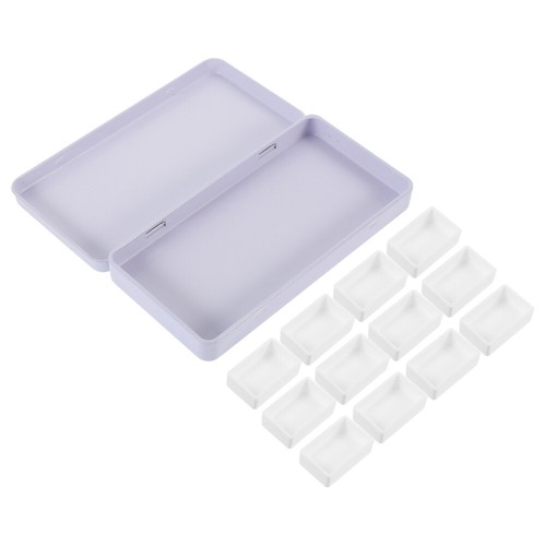 Watercolor Palette Jar Travel Child Pigment Mixing Case Empty Watercolour Tin - Imagen 9 de 12