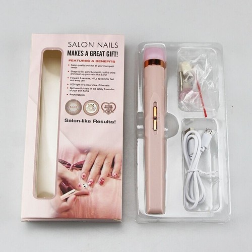 Electric Nail Grinder Drill Nail Polishing Machine With Light Electric Pen Tool - Picture 7 of 13