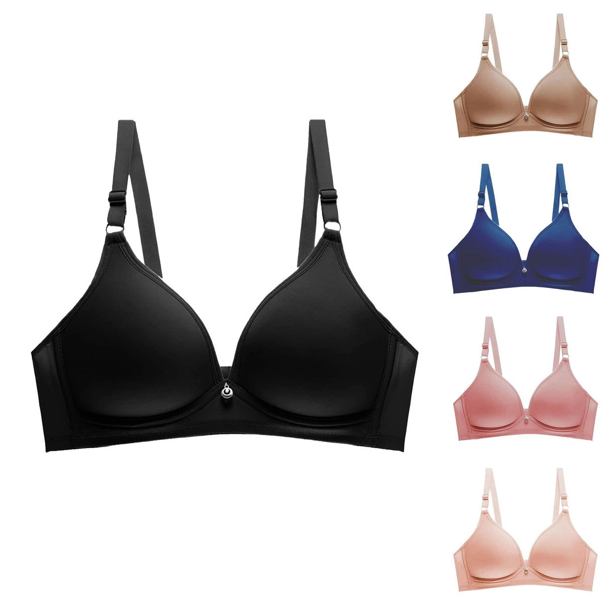 Mom Bra Women's Push Up Wireless Bra Comfort Support No Underwire