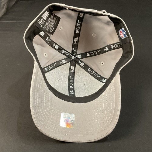 New York Giants New Era 9Forty Sombrero Ajuste Ajustable Equipo NFL Prendas para la Cabeza ¡NUEVO! Gris - Imagen 6 de 10