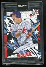 Topps Project 2020 Mike Trout by Tyson Beck #282 In Hand PR Only 7,656!