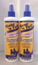 2 The Original MANE 'N TAIL DETANGLER Spray Tangles  Knots Solution 12 fl.oz