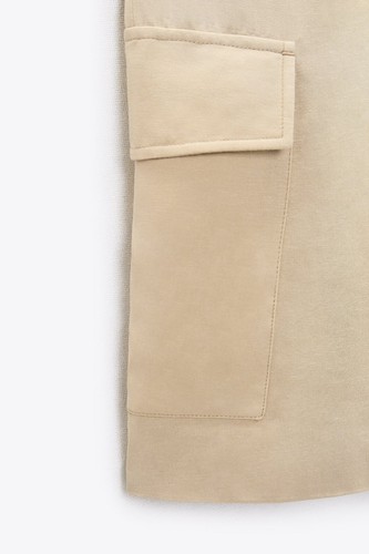 Zara BELTED SHORTS SIZE M - Picture 4 of 10