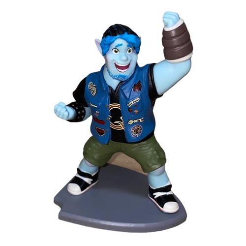 Onward Barely Lightfoot Blue Elf Keychain Dangler Ornament Pvc Figure Charm New - Photo 4 sur 5