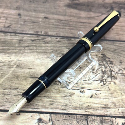 EUC] PILOT CUSTOM74 14k-585 GOLD NIB:F FOUNTAIN PEN VINTAGE JAPAN