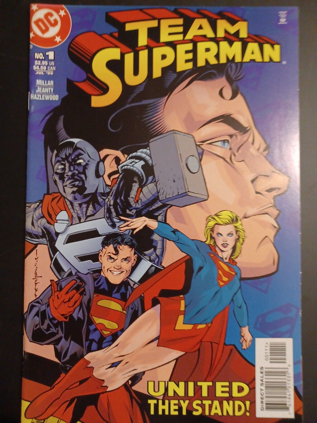 Team Superman #1 - First Issue - Steel & Supergirl Combined Shipping + 10 Pics!
