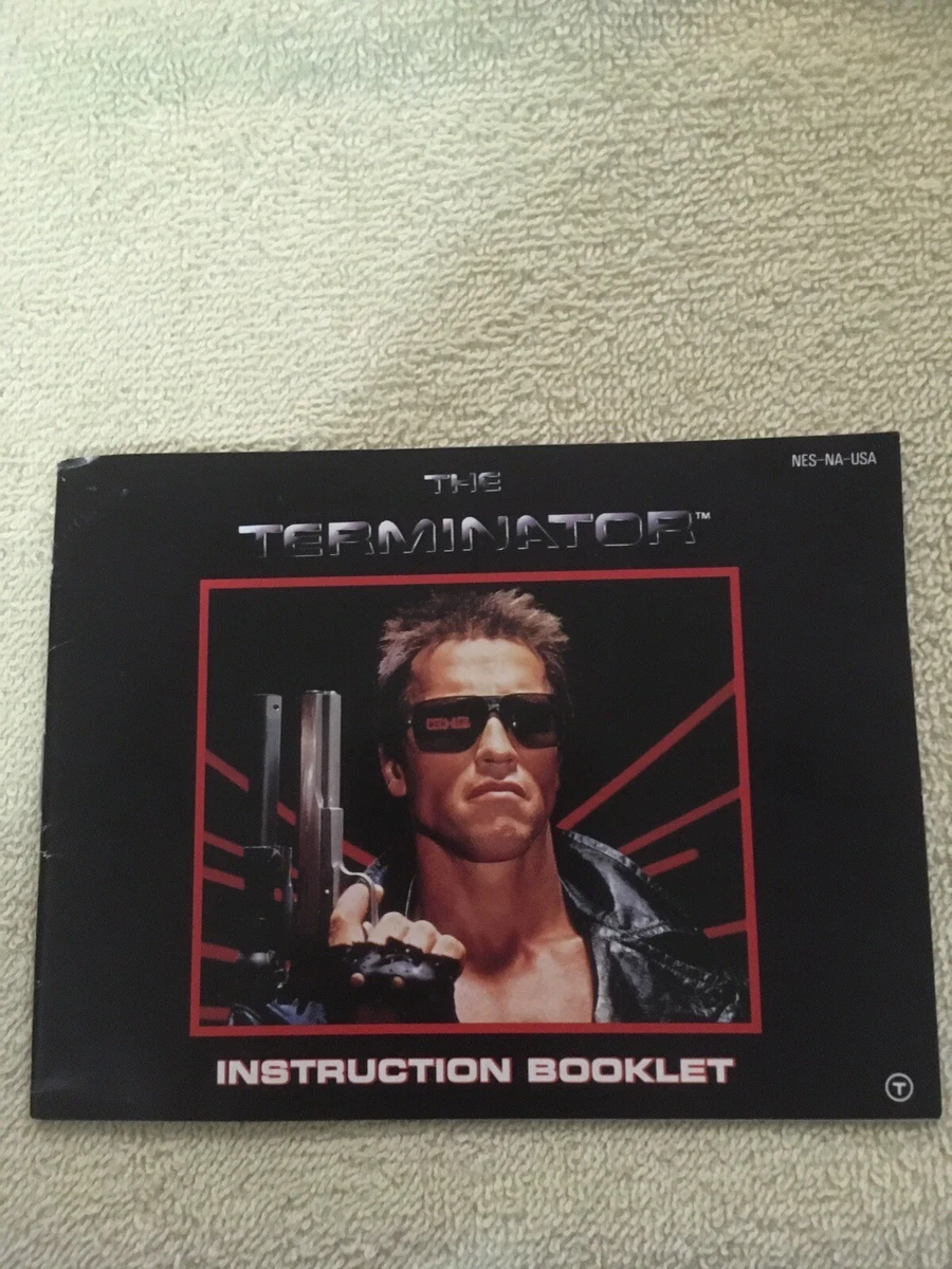 The Terminator manual Nintendo NES