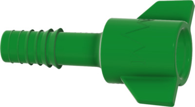 25 PACK New GREEN Cutting Edge 5/16'' BARB SPOUT ADAPTER High Yield Maple Sap Tap
