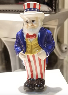 Nora Fleming Mini Uncle Sam All American Patriotic Ceramic Retired