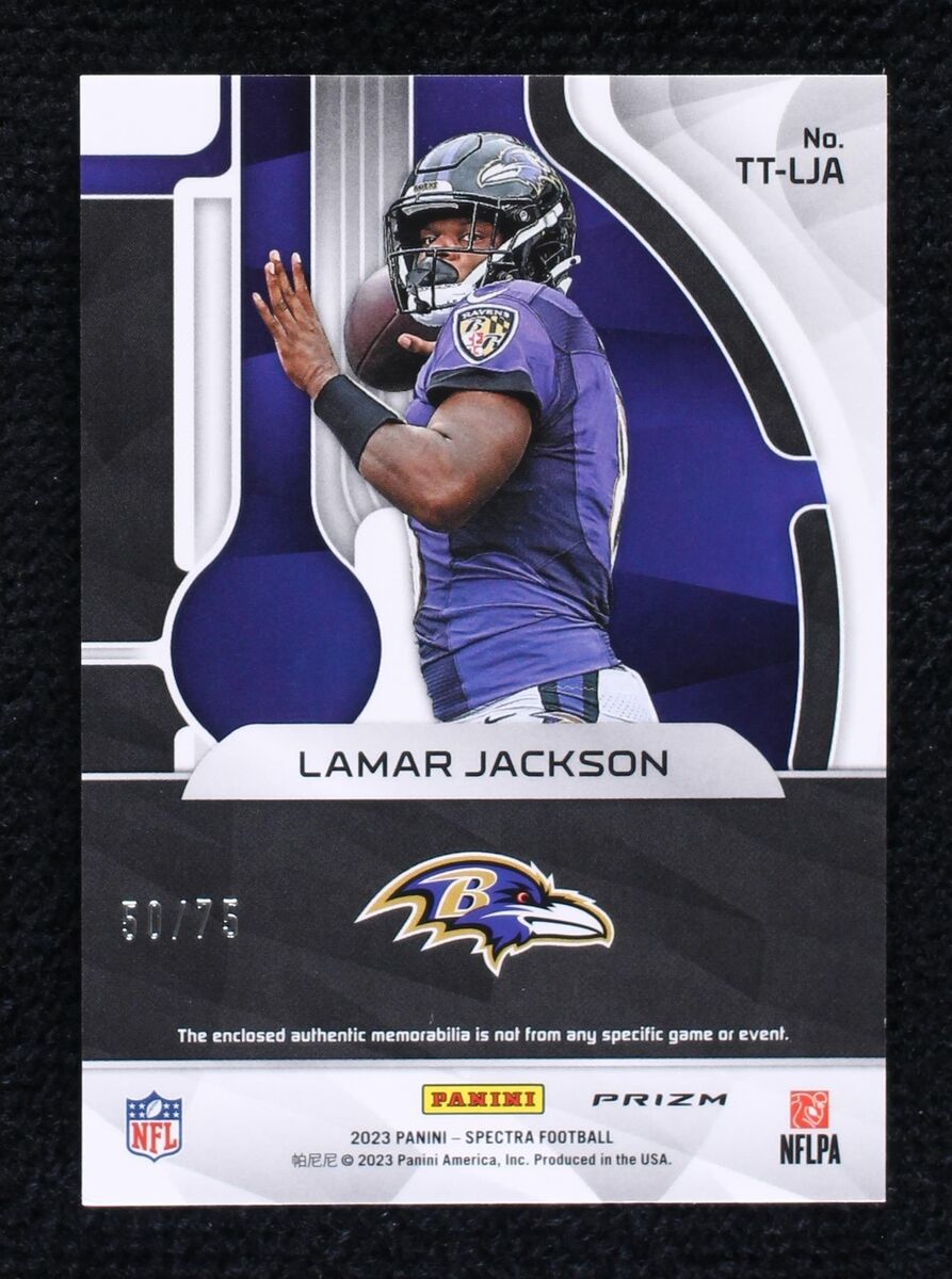 2023 Panini Spectra Lamar Jackson #TT-LJA for sale | eBay 2023 Panini Spectra Lamar Jackson #TT-LJA for sale | eBay