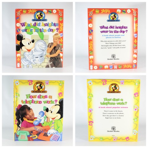 Mickey Wonders Why Educational Book Lot of 15 Hardback Books Mickey Mouse - Picture 8 of 12