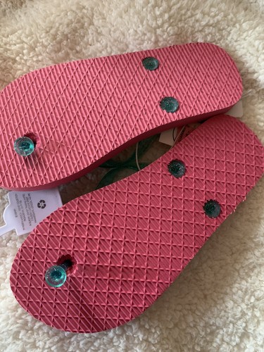 Disney Elena Of Avalor Toddler Girls Flip Flop Sandals Slippers Size 13/1 New - Picture 2 of 3