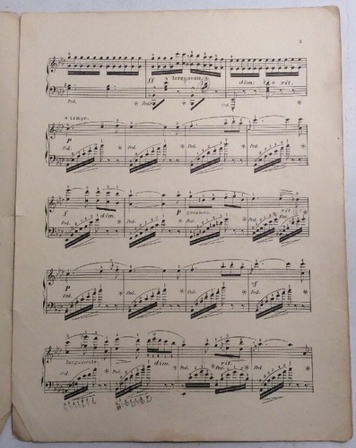 Fifth Nocturne Cinquième Nocturne 1897 Ignance Leybach L Orth SheetNoteMusic - Picture 11 of 12