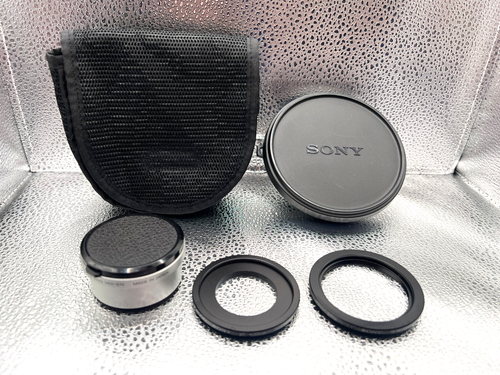 SONY VCL-MHG07A 0.7x WIDE END CONVERSION LENS & ADAPTER RING VAD-S70