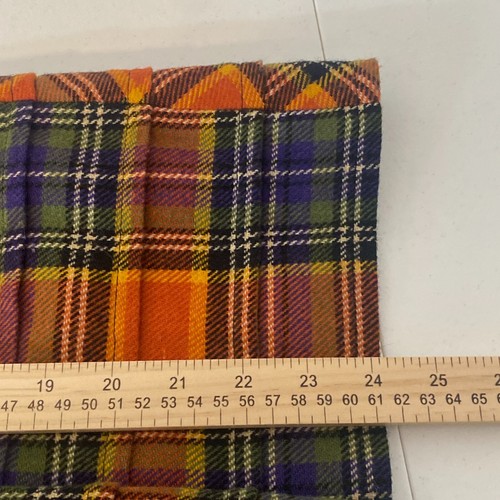 Plenty Tracy Reese Skirt Sz 4 Plaid Scalloped Layered Faux Wrap Femme Academia - Picture 13 of 15