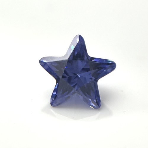 Piedras preciosas circonitas cúbicas sueltas 3x3 ~ 8x8 mm en forma de estrella verde azul 5A para joyería - Imagen 19 de 28