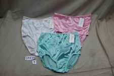 3x Intimate Fashions by Teri Vintage Nylon Brief High Waist Panty Sz 7 Panties