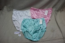 3x Intimate Fashions by Teri Vintage Nylon Brief High Waist Panty  Sz 7 Panties