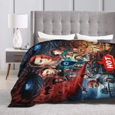 Stranger Things Bedding Duvet Cover Set with 2 Pillowcases Soft Breathable 3pcs