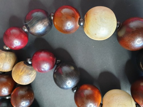 Old Chinese Buffalo Horn Beads / Necklace …beautiful collection & accent piece - Bild 2 von 12