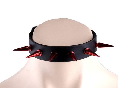 Beautiful COLLAR stunning quality leather Deluxe spiked Handcrafted sub Cl17 - Bild 5 von 8